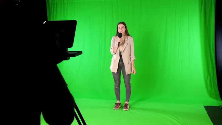 Plateau fond vert du Studio Le 21